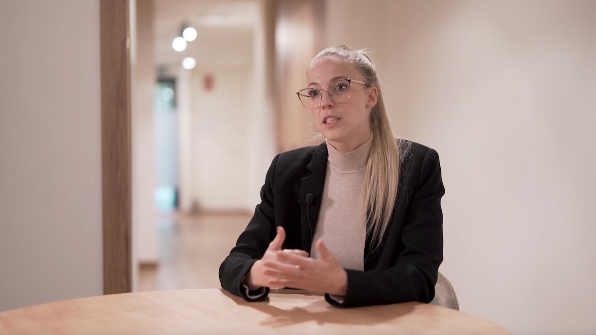 Making of de una entrevista en vídeo