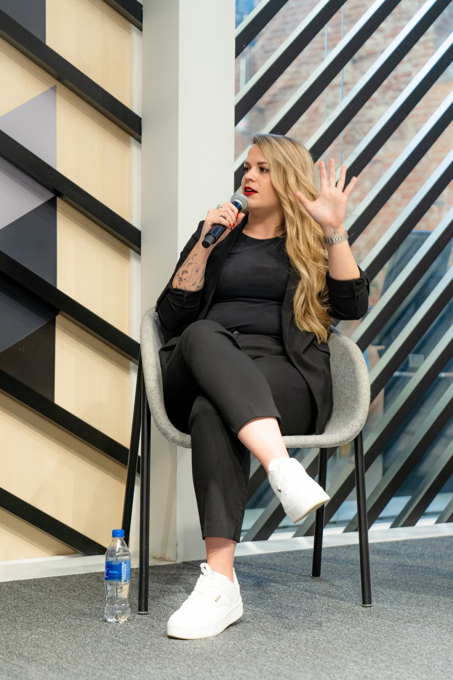 Ponencia en un evento corporativo
